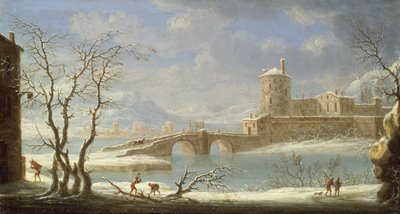 Winter Scene by Orazio Grevenbroeck